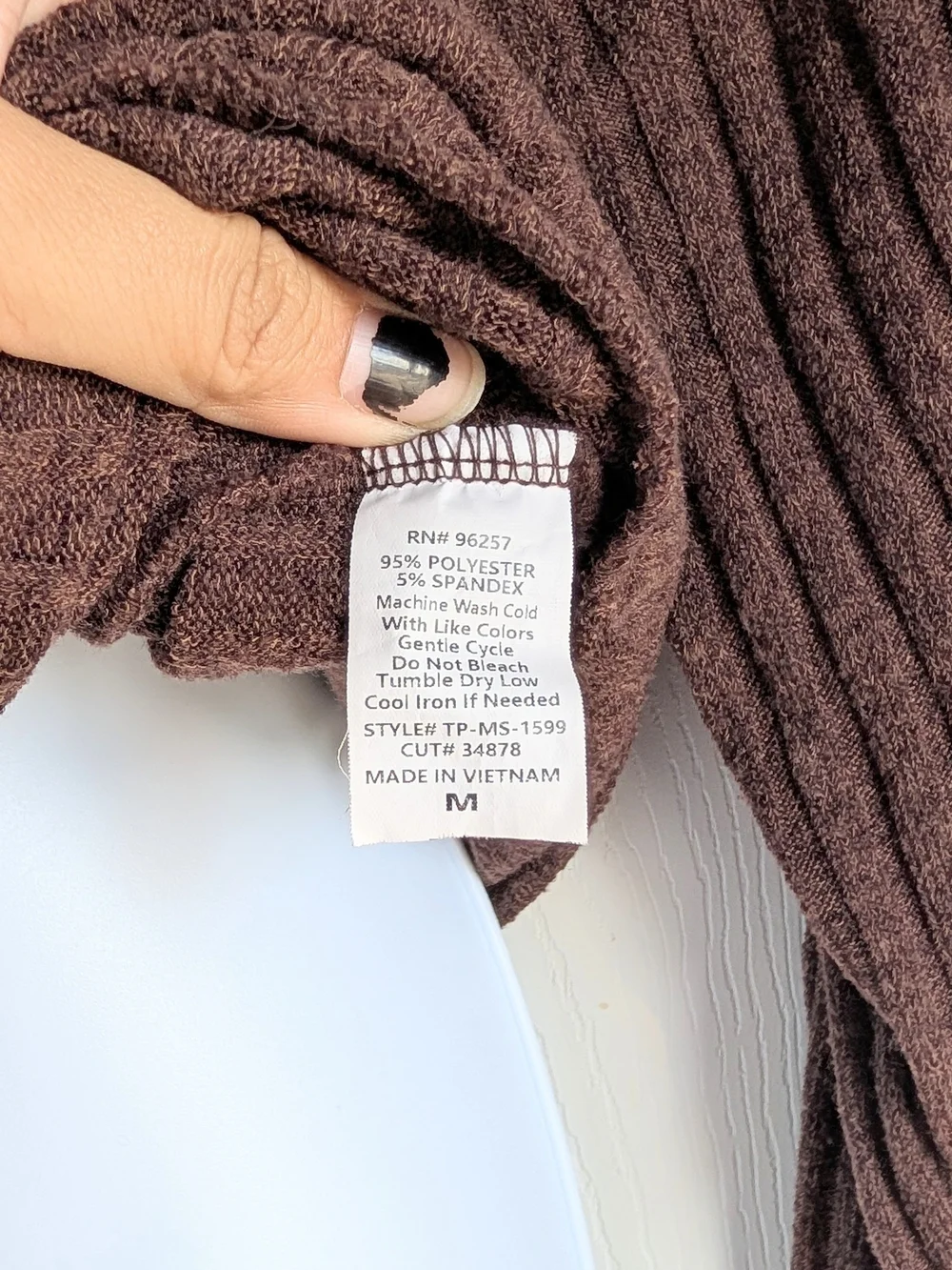 Cozy Brown Cowl Neck Sweater